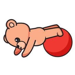 Swiss Ball Feet Push Up