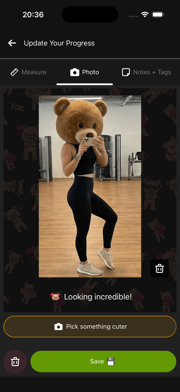 Progress photo